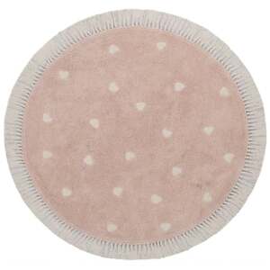 Tapis Petit Dětský koberec Fleur růžový Ø 120 cm