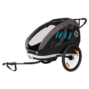hamax Traveler vozík za kolo černá / šedá / modrá
