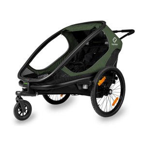 hamax Outback vozík za kolo zelená/ černá