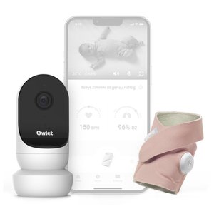Owlet video chůvička Smat Sock 3 + Camera 2 pink