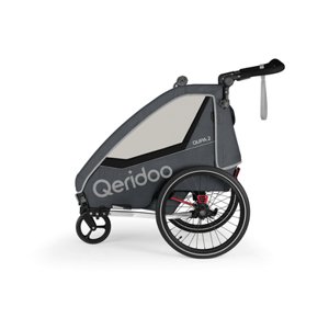 Qeridoo ® Qupa 2 vozík za kolo 2023 Grey