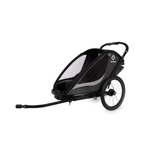 hamax Cocoon vozík za kolo s nastavitelnou polohou na spaní grey/ black