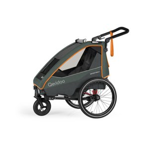 Qeridoo ® Sportrex1 vozík za kolo Limited Edition Forest Green