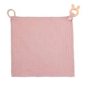 Nordic Coast Company Objímací tkanina mušelín králík růžová