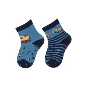 Sterntaler ABS batolecí ponožky dvojité balení Bagger střední modrá