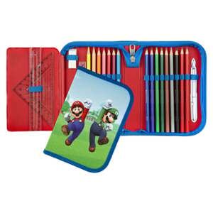 Scooli Naplněný školní kufřík Super Mario