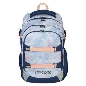 neoxx Active Školní batoh Pro z recyklovaných PET lahví, světle modrý