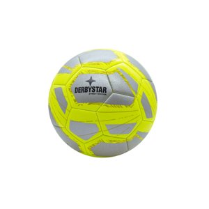 XTREM Toys and Sports Derbystar STREET SOCCER domácí fotbalový míč velikost 5, STŘÍBRNÝ/ŽLUTÝ
