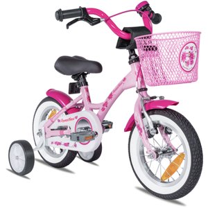 PROMETHEUS BICYCLES® HAWK dětské kolo 12 , růžovo-bílé