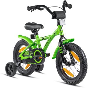 PROMETHEUS BICYCLES® HAWK dětské kolo 14, zeleno-černé