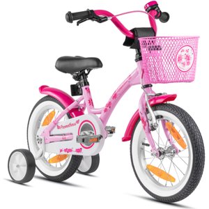 PROMETHEUS BICYCLES® HAWK dětské kolo 14 , růžovo-bílé