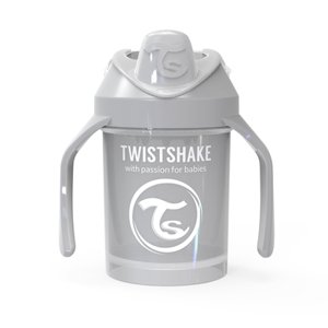 Twist shake Drink cup Mini Cup 230ml pastelově šedá