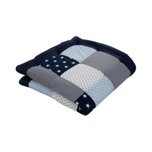Ullenboom deka a vložka do ohrádky 120 x 120 cm modrá, světle modrá, šedá