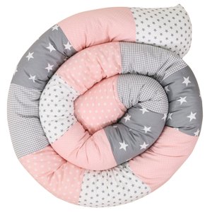 Ullenboom Dětská postel had růžová šedá 300 cm