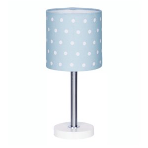LIVONE stolní lampa Happy Style pro děti DOTS modrá / bílá