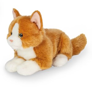 Teddy HERMANN ® Cat ležící červená, 20 cm