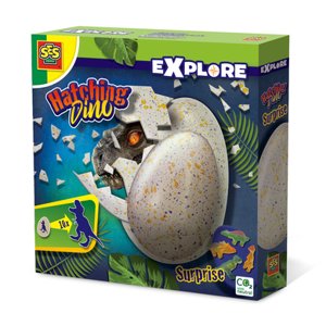 SES Creative Líhnutí dinosaura ve vodě herní set dinosauří vejce s překvapením