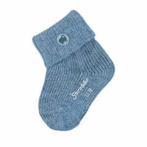Sterntaler Baby ponožky středně modrá melanž