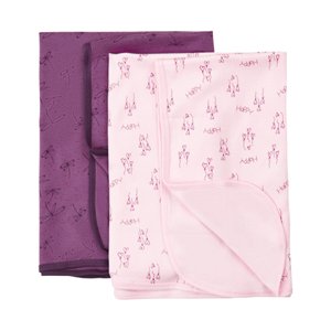 Pippi Dětská deka 2-pack deep purple