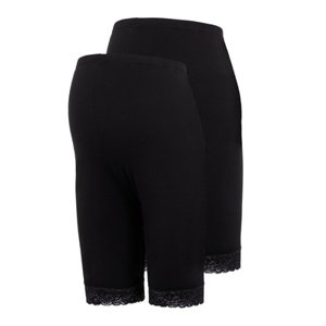 mamalicious Těhotenské shorts MLLENNA 2-pack Black