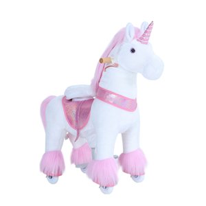 PonyCycle ® Růžový jednorožec s brzdou - velký