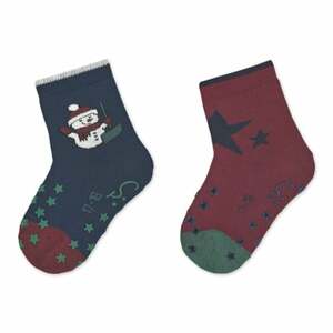 Sterntaler Ponožky ABS Vánoční dvojbalení marine