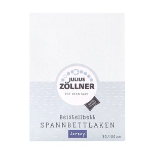 JULIUS ZÖLLNER Prostěradlo Jersey bílé 50x100 cm