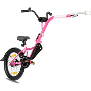 PROMETHEUS BICYCLES ® tandemový přívěs na kolo 18 palců růžový