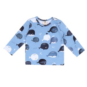 Wal kiddy Košile Cute Whale s modrá