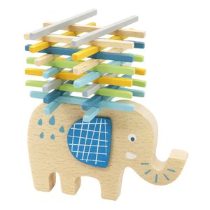 Bino Dřevěná balanční hra, slon