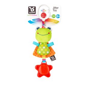 BENBAT Plyšová hračka Glitter Trembler Friend Frog na cesty