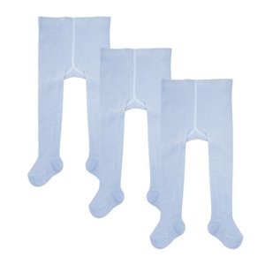 Dětské punčochové kalhoty Camano 3-pack light modrá