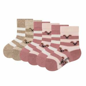 Dětské ponožky Camano 6-Pack rose