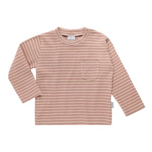 kindsgard Žebrové tričko s dlouhým rukávem lipala pink