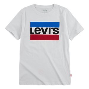 Tričko Levi's® s logem Boy bílé