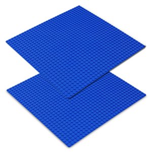 Katara Sada 2 stavebních desek 25x25cm / 32x32 kolíků modrá