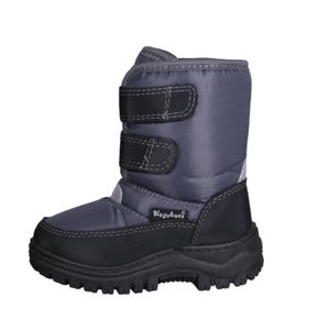 Playshoes Zimní boty se zapínáním na suchý zip šedé