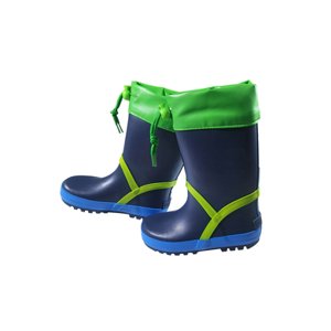 Maximo Dětské gumové boty navy/light green