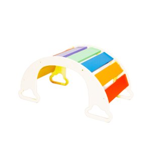 Rodina-SCL Rainbow Bow Rocker bílá/duhová
