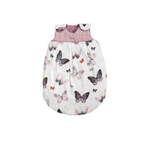 Spací pytel Be Be 's Collection Lightly Padded Butterfly Coloured 70 cm