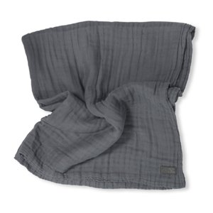VINTER& BLOOM Deka Cuddle Blanket Layered Muslin Steel Grey