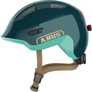 ABUS Cyklistická přilba SMILE Y 3.0 ACE LED královsky zelená