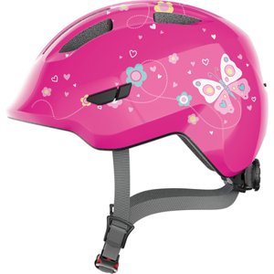 ABUS Cyklistická přilba SMILE Y 3.0 pink butterfly-S