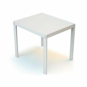 WEBABY Dřevěný stůl buk bílý