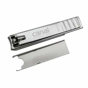 canal® Nůžky na nehty se sběrným zásobníkem poniklované 8 cm