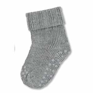 Sterntaler ABS batolecí ponožky Vlna stříbrná melanž