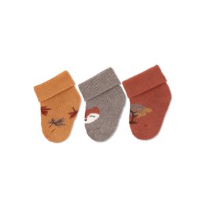 Sterntaler První dětské ponožky 3-pack Forest Rust