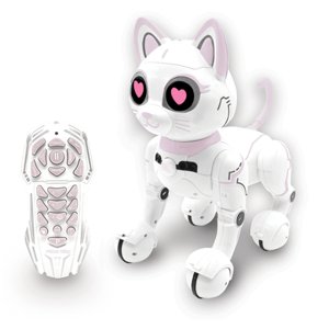 LEXIBOOK Power Kitty - Moje chytrá robotická kočka s funkcí programování, bílá